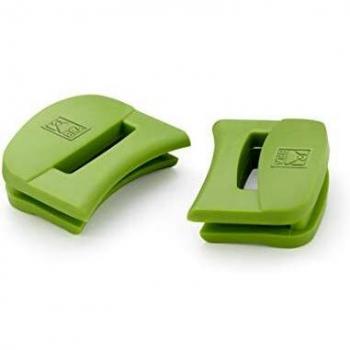 BRA Prior Juego de 2 asas de silicona, medida para plancha 40 cm, Verde