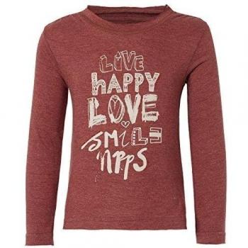 Noppies G Tee ls Lyn print-Camiseta Niñas,  
 Rot