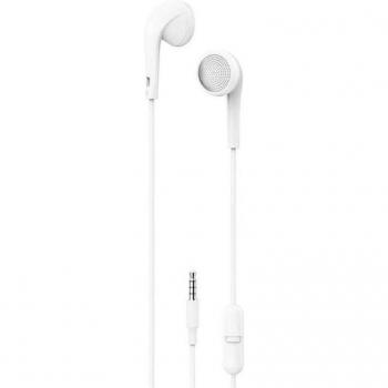 XO EP17 Auriculares con Micrófono - Conexión Jack 3.5mm - Cable de 1.20m Blanco