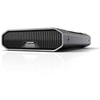 SanDisk G-DRIVE Disco Duro Externo 24TB, USB Tipo-C 3.2 Gen 2, 7200 RPM, Acero Inoxidable