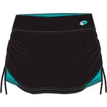 Lotto Xride Skirt W - Falda para mujer, color negro / verde, talla XS