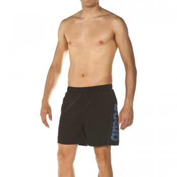 Bañador Corto Arena Fundamentals Logo Hombre Negro S
