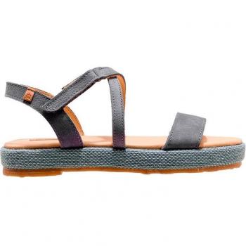 El Naturalista Mujer N5881 Bosana Vaquero Sandalias de Piel con Plataforma y Cierre de Hebilla