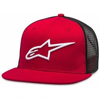 Alpinestars Corp Trucker Cap - Red/Black - One Size
