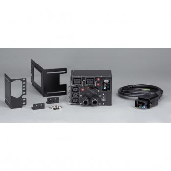 Unidad de Distribución de Energía Eaton HotSwap MBP 6000i - PDU Negra con Panel de Bypass y Salida Doble C19 y Triple C13