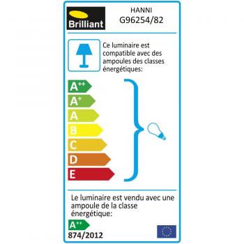 Lámpara de pared LED exterior Hanni, 2 luces GU10 6W, acero inoxidable, con sensor de crepúsculo, IP44