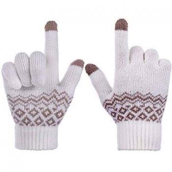 SHOLOV Guantes de invierño para Hombre, Mujer, Guatnes Tacticos Calientes de Pantalla Táctil, Guantes Termicos Para el Clima frío al Aire Libre, Guantes Conducir Antiviento Regalo Ideal
