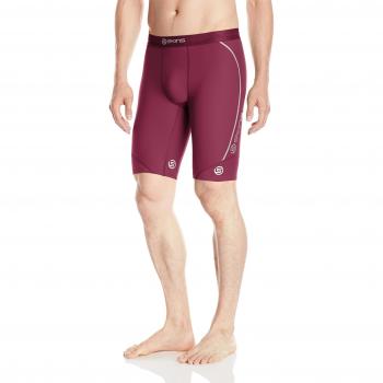 Skins - DNAmic 1/2 Tights, color rojo, talla M