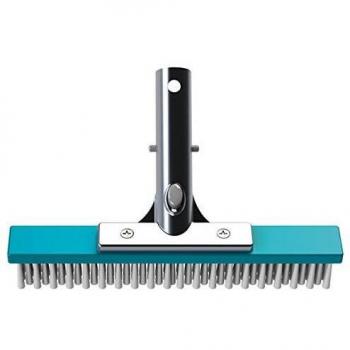 Cepillo de limpieza para paredes de piscina Bayrol 25 cm con cerdas de polipropileno y acero inoxidable