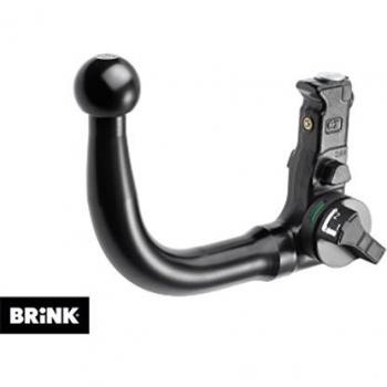Enganche de remolque desmontable Brink 590600, compatible con vehículos, capacidad de carga máxima adecuada para remolques ligeros, fácil instalación y desmontaje, diseño discreto que no interfiere con el aspecto del vehículo cuando no