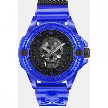 Philipp Plein Skull Scuba Duba Edition Watch, Blue, Female, Size: ONE SIZE