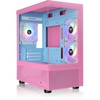 Caja de PC Micro-Torre Thermaltake View 170 TG ARGB Rosa con Cristales Templados (mATX, Mini-ITX)