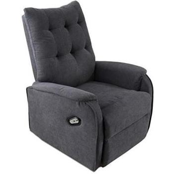 Adec Group Swing, Sillón Relax Elevador, Lift Levanta Personas, Butaca Descanso, Tapizado en Tejido Color Gris, Medidas: 70 cm