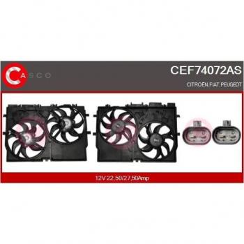 Casco CEF74072AS Ventilador de Radiador para Motor Eléctrico