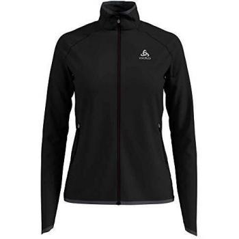 Odlo Midlayer Full Zip Carve Ceramiwarm Sudadera, Mujer, Negro, XX-Large