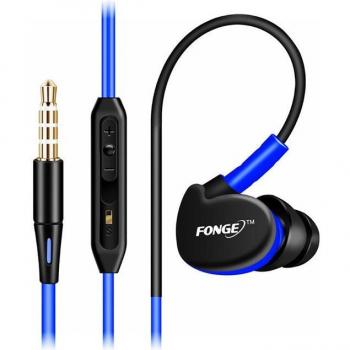 Auriculares Deportivos Estéreos a Prueba de Agua con Micrófono y Gancho para Oreja, Jack de 3.5mm, Compatibles con Teléfonos Meizu y Xiaomi, Ideal para Juegos