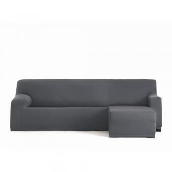 Funda para chaise longue de brazo corto derecho Eysa BRONX Gris oscuro 110 x 110 x 310 cm