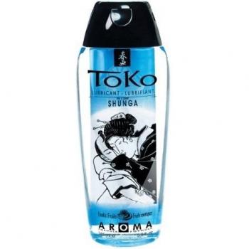 Shunga Toko Lubricante, Aroma de Frutos Exóticos, Transparente - 165 ml