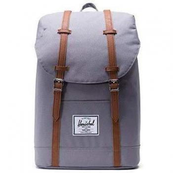 Herschel Retreat Rucksack, 43 cm, 19.5 L, Grey/Tan