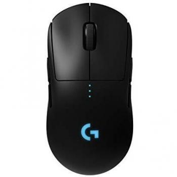 Logitech G PRO Wireless Gaming Mouse, HERO 16K Sensor, 16,000 DPI, RGB, Ultra Lightweight, 4 to 8 Programmable Buttons, Long Battery Life, On-Board Memory, Built for esport, PC / Mac - Black