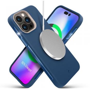Funda Silicona MagSafe Spigen Cyrill Ultra Color para iPhone 14 Pro Max 6.7 Azul