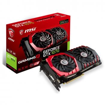 MSI GTX 1070 GAMING X 8G GeForce 8 GB GDDR5 VR Ready Graphics Card - Black