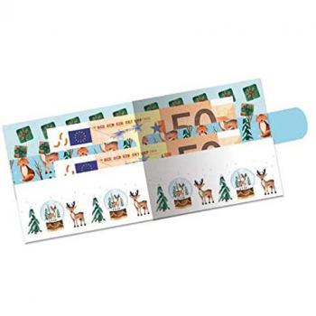 Billetero Cartera Navidad - Pack 48 uds. - Sobre para regalar dinero - Arguval