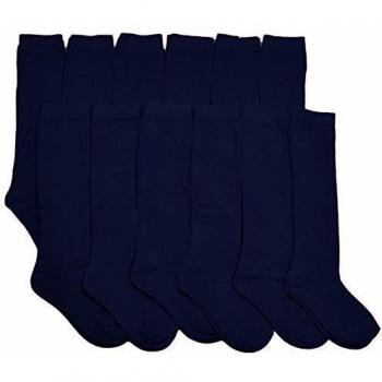 Calcetines Escolares Algodón/Largo Hasta Rodillas Para Uniformes y Sport