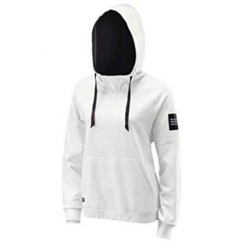 Wilson W Since 1914 Po Hoody Sudadera con Capucha, Mujer, White, L