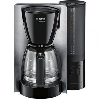 Bosch Hogar TKA6A643 Cafetera de Goteo, 1200 W, capacidad para 15 tazas, color negro y acero inoxidable