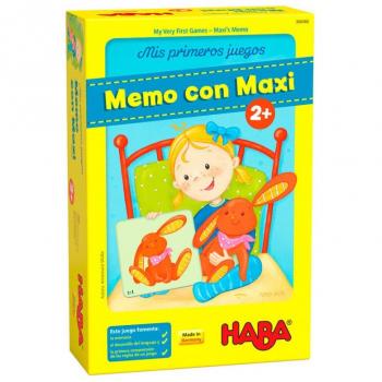 Juego de Memoria Memo con Maxi - Mis Primeros Juegos para Niños a Partir de 2 Años