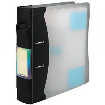Hama CD-ROM Binder 120, Transparent/Graphite - fundas para discos ópticos
