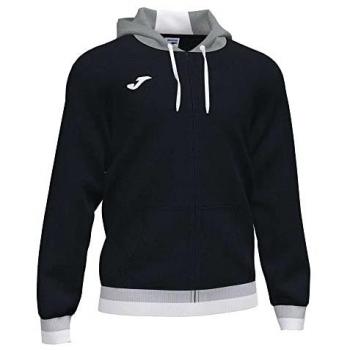 Chaqueta con capucha Joma Confort II hombre/niño negro gris