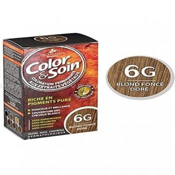 Les 3 Chênes Color & Soin Woman Hair Dye - Dark Golden Blond: 6G