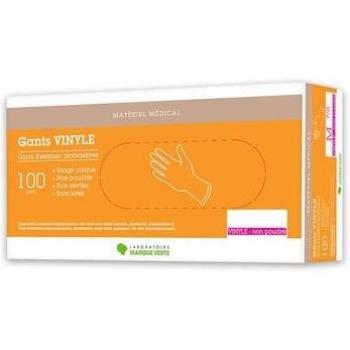 Guantes de Vinilo Sin Polvo Talla G 100 Unidades