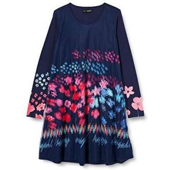 Desigual Kids Tops Ss20 Vestido Casual, Blue, 9/10 para Niñas