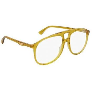 Gucci - Montura de gafas - para hombre Amarillo Kristall Gelbfarben 57