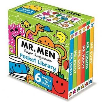 Biblioteca de Bolsillo Mr. Men: Seis Libros de Cartón para Niños Pequeños