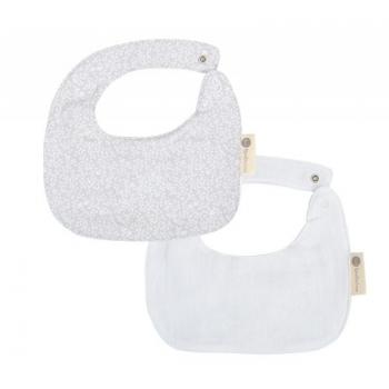 Set 2 Baberos 19x19cm Provenza Gris
