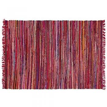 Alfombra de algodón multicolor 160 x 230 cm Danca