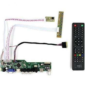 Placa Controladora HD-MI VGA USB LCD para N156B6 LP156WH3 LTN140AT02 LTN156AT17 14 '' 15.6 '' 1366x768 40Pin Panel del LCD