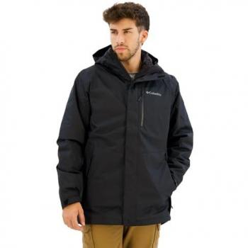 Columbia Chaqueta Desmontable Oak Harbor™ Negro, impermeable, insulada, con capucha, tamaño L
