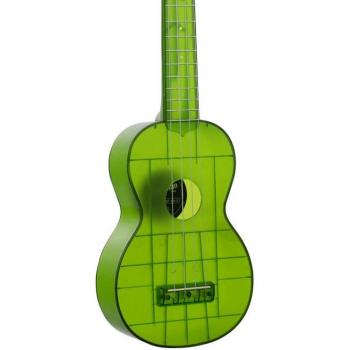 Kala Waterman Transparent Jade Green Soprano Ukulele