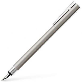 Estilográfica Faber-Castell Neo Slim Plateado Mate