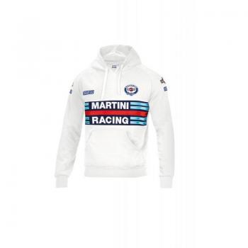 Sudadera con Capucha Hombre Sparco Martini Racing Blanco