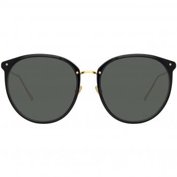 Linda Farrow KINGS LFLC747/S C32 Women’s Sunglasses Black Size 58