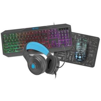 Combo Gaming Fury Thunderstreak 3.0 - Teclado, Ratón, Auriculares y Alfombrilla (Distribución RU)