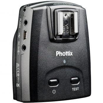 Phottix 89072 - Disparador de Flash Remoto, Receptor para Canon, Color Negro