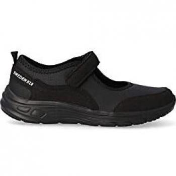 SWEDEN KLE Deportivo de Velcro cómodo Mujer KLE 882247 Negro - 40, Negro