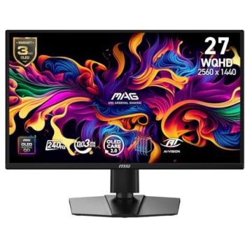 Monitor Gaming MSI MAG 272QP QD-OLED 26.5 WQHD 240Hz 0.03ms Negro